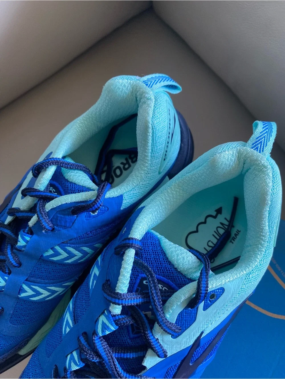 Brooks Women's Cascadia Trail Shoes - Blue and Aqua